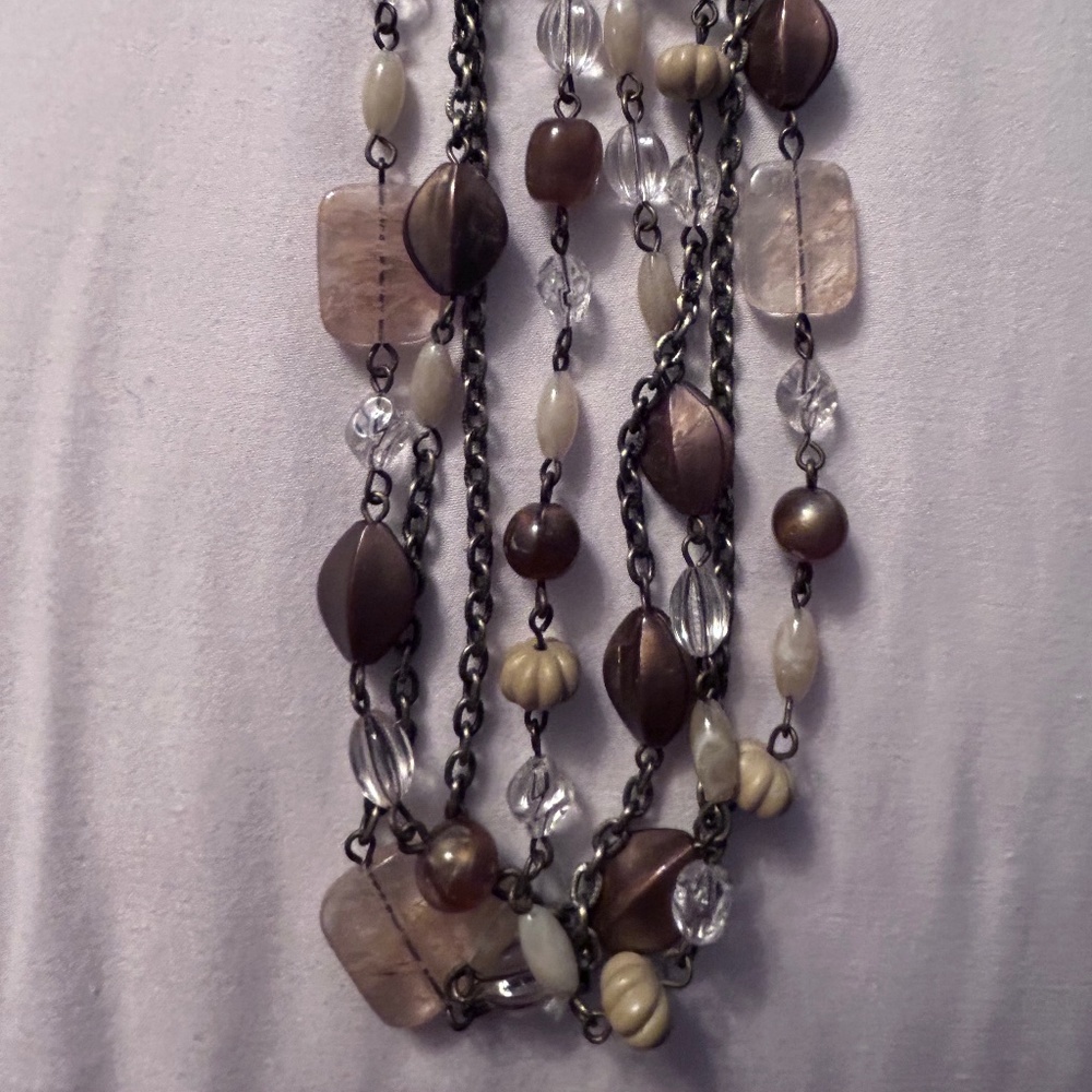 Vintage multi Strand Necklace